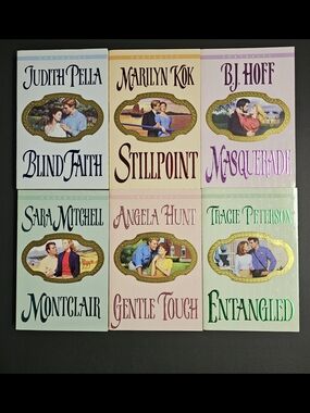 Bethany House Portraits Series Book Lot of 6 Christian Romance Vintage Paperback